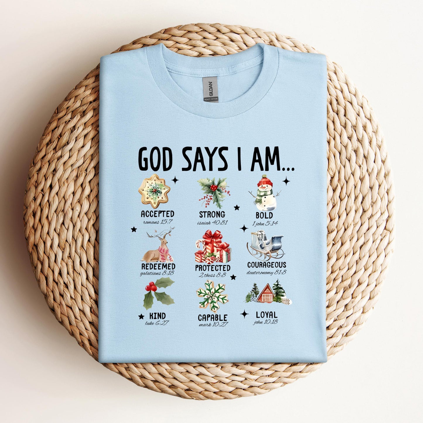 God Says I Am Christmas 01