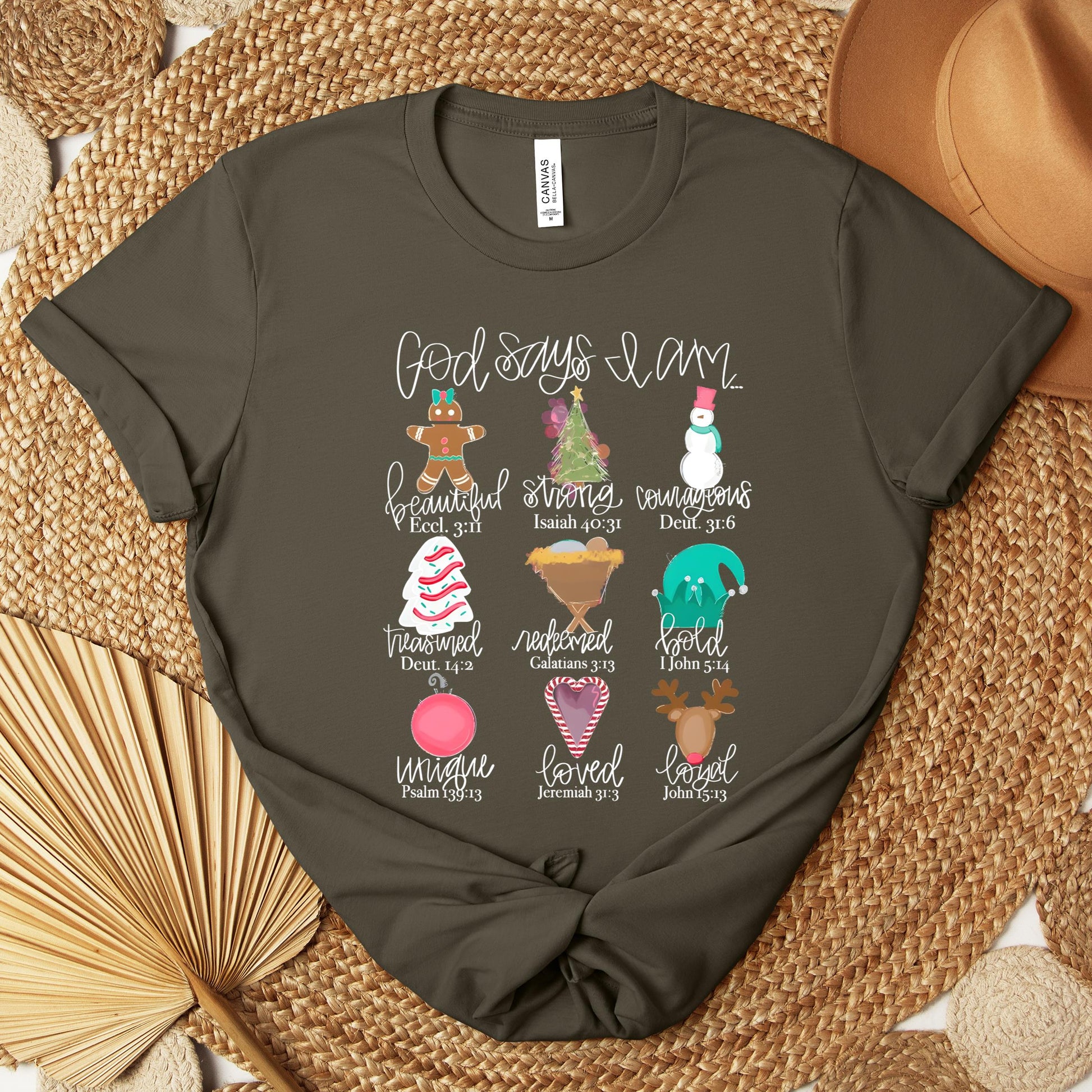 God Says I Am Christmas 02 Premium T-shirt