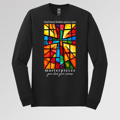 God Turns Broken Pieces Into Masterpieces Give God Your Pieces 01