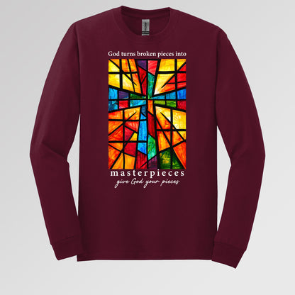 God Turns Broken Pieces Into Masterpieces Give God Your Pieces 01