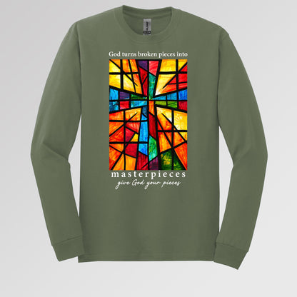 God Turns Broken Pieces Into Masterpieces Give God Your Pieces 01