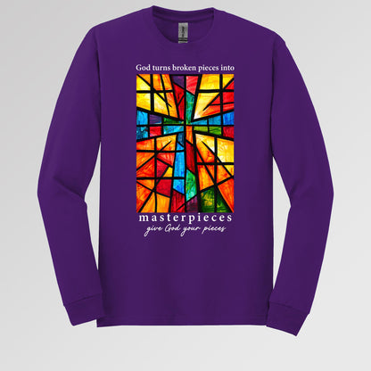God Turns Broken Pieces Into Masterpieces Give God Your Pieces 01