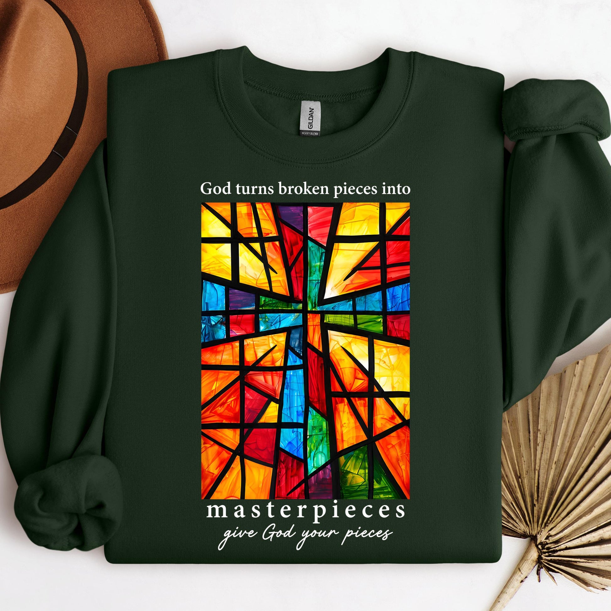 God Turns Broken Pieces Into Masterpieces Give God Your Pieces 01