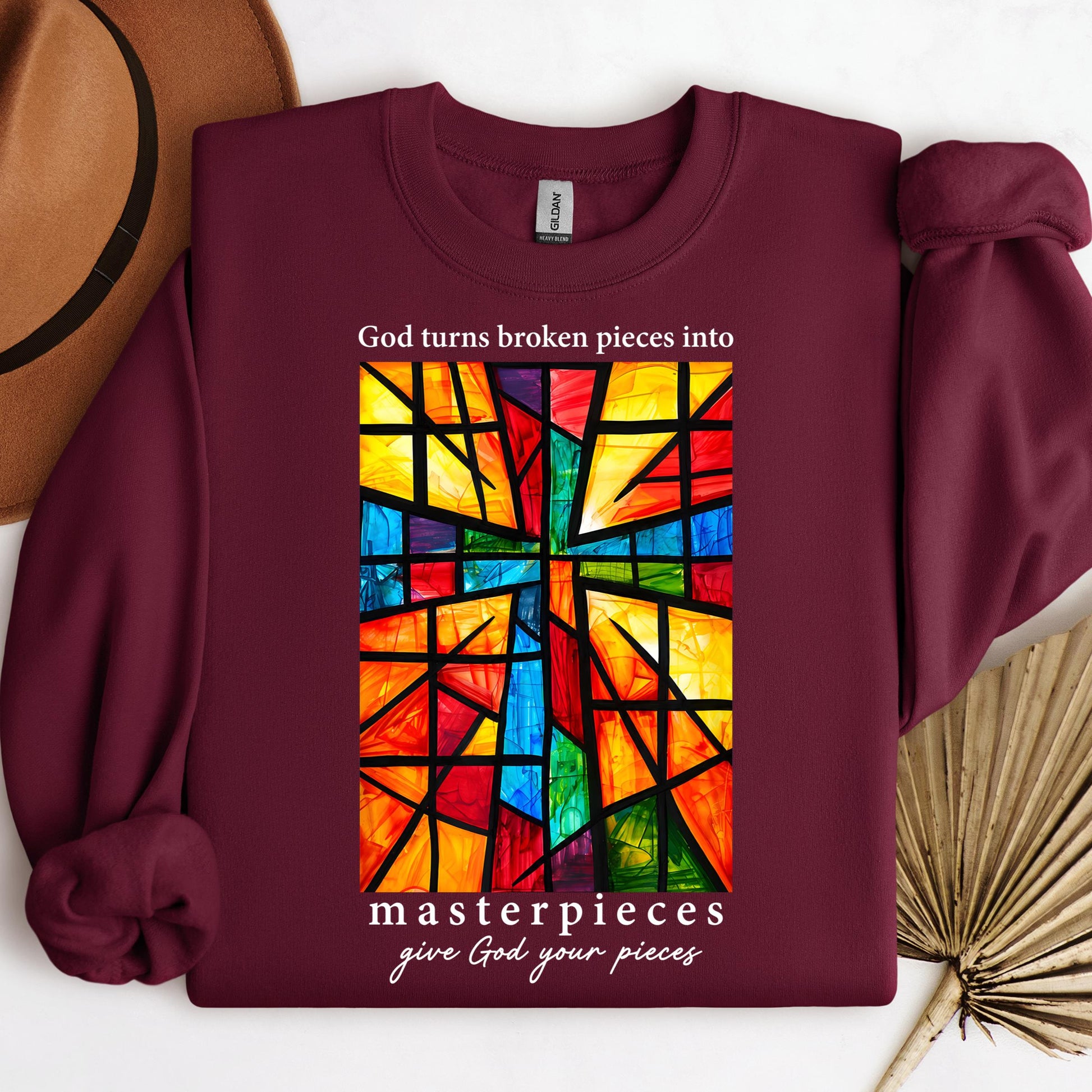 God Turns Broken Pieces Into Masterpieces Give God Your Pieces 01