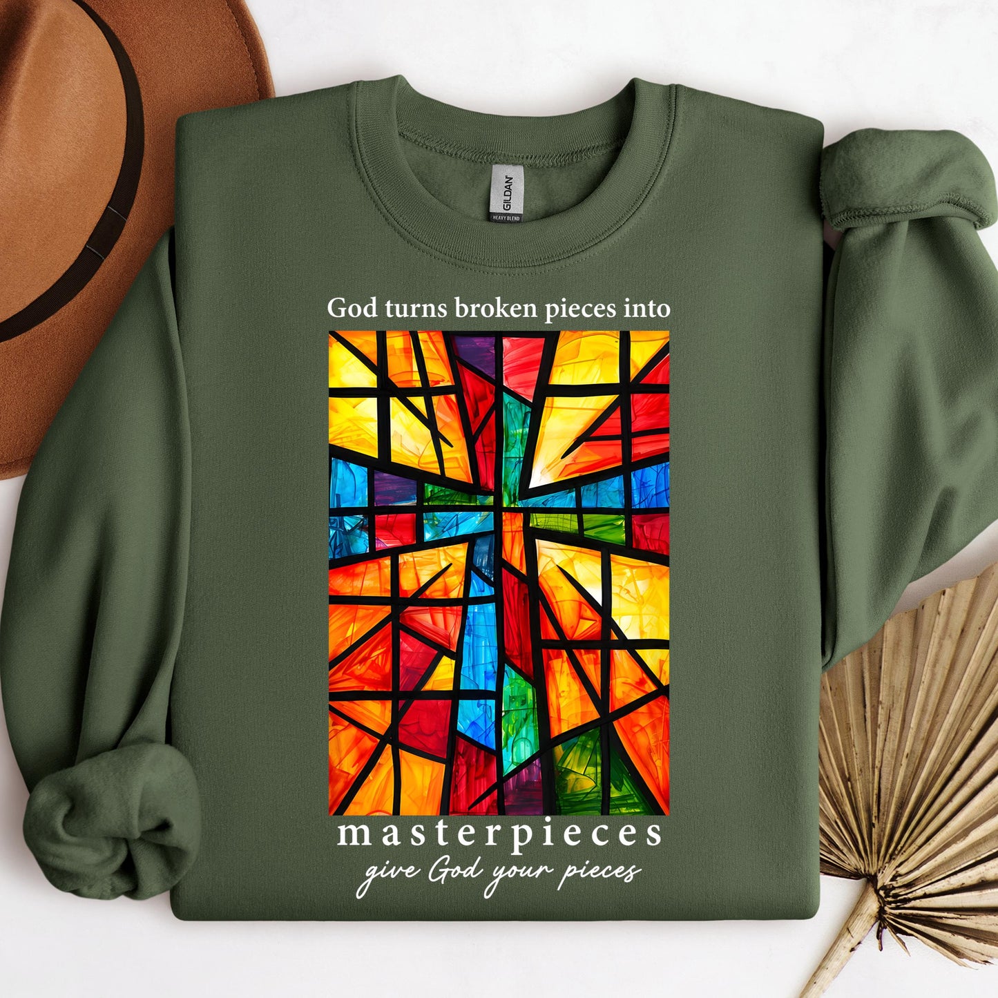 God Turns Broken Pieces Into Masterpieces Give God Your Pieces 01