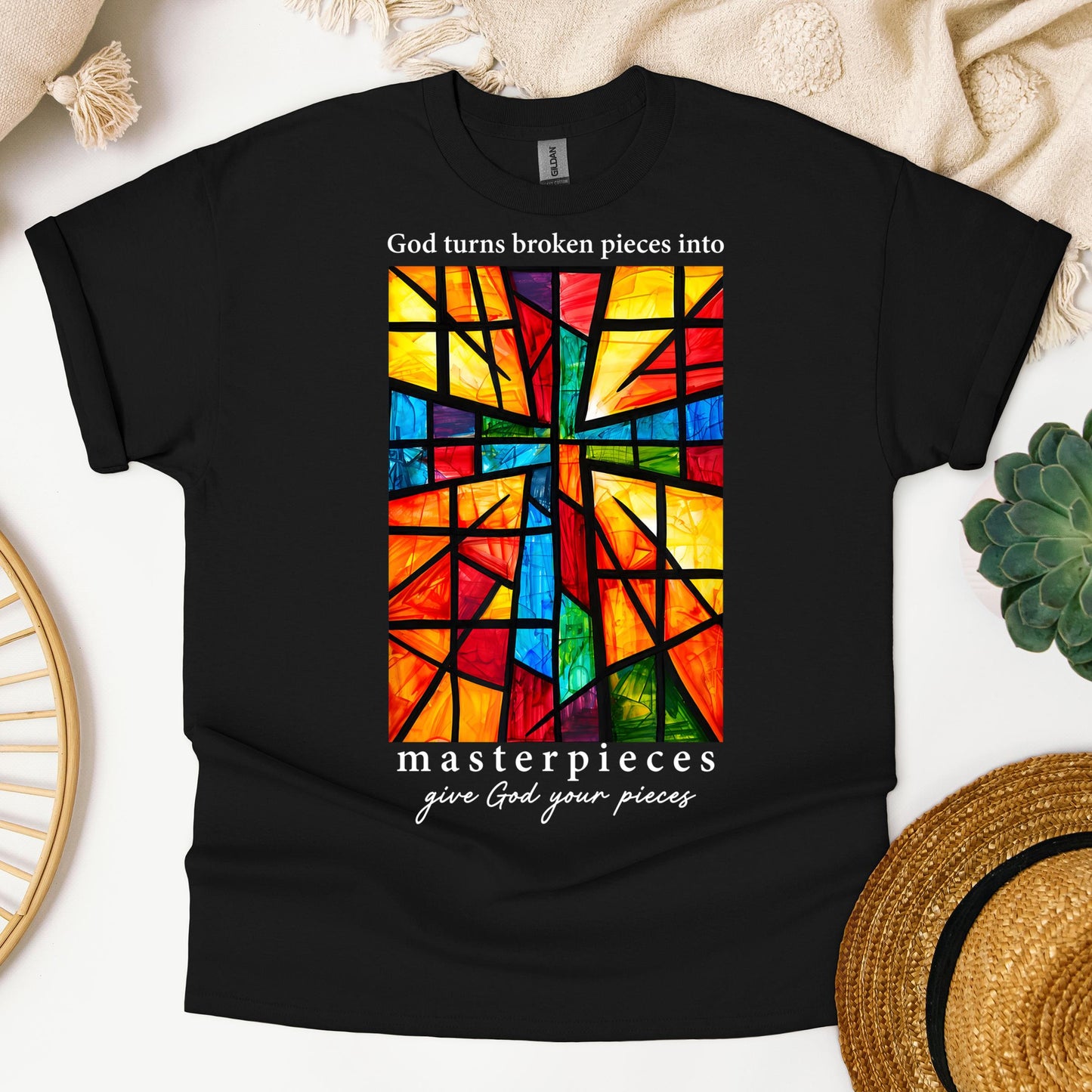 God Turns Broken Pieces Into Masterpieces Give God Your Pieces 01