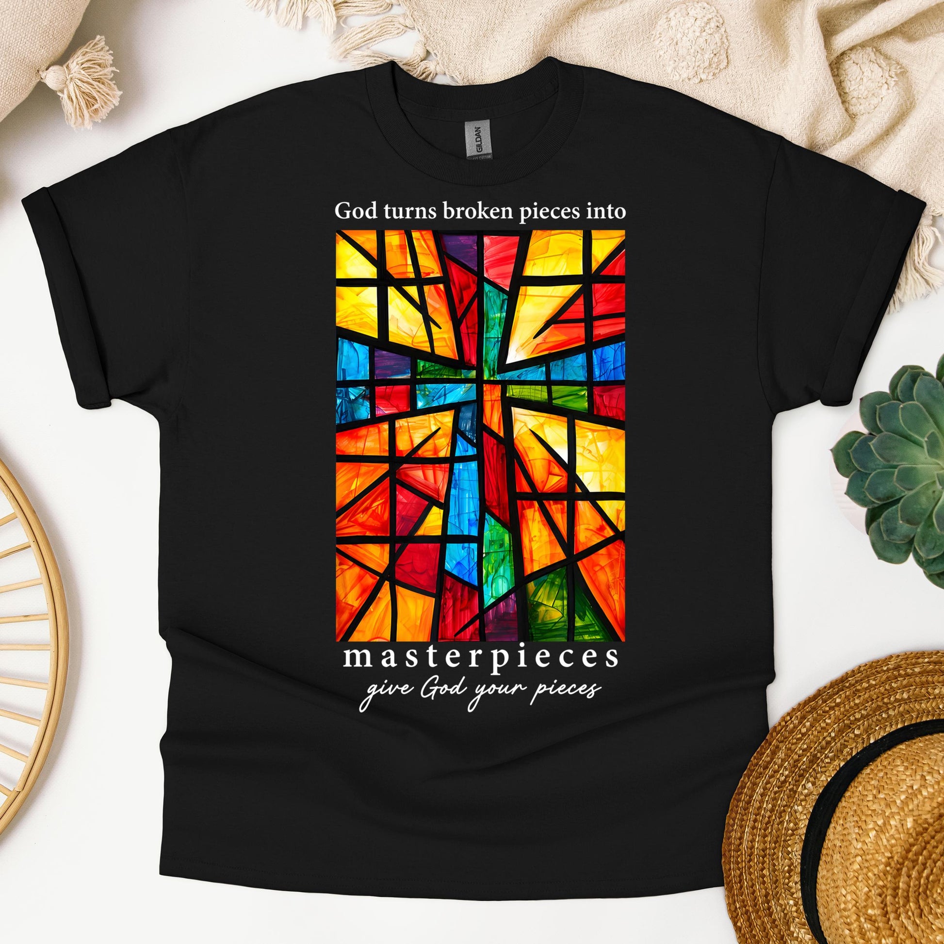 God Turns Broken Pieces Into Masterpieces Give God Your Pieces 01