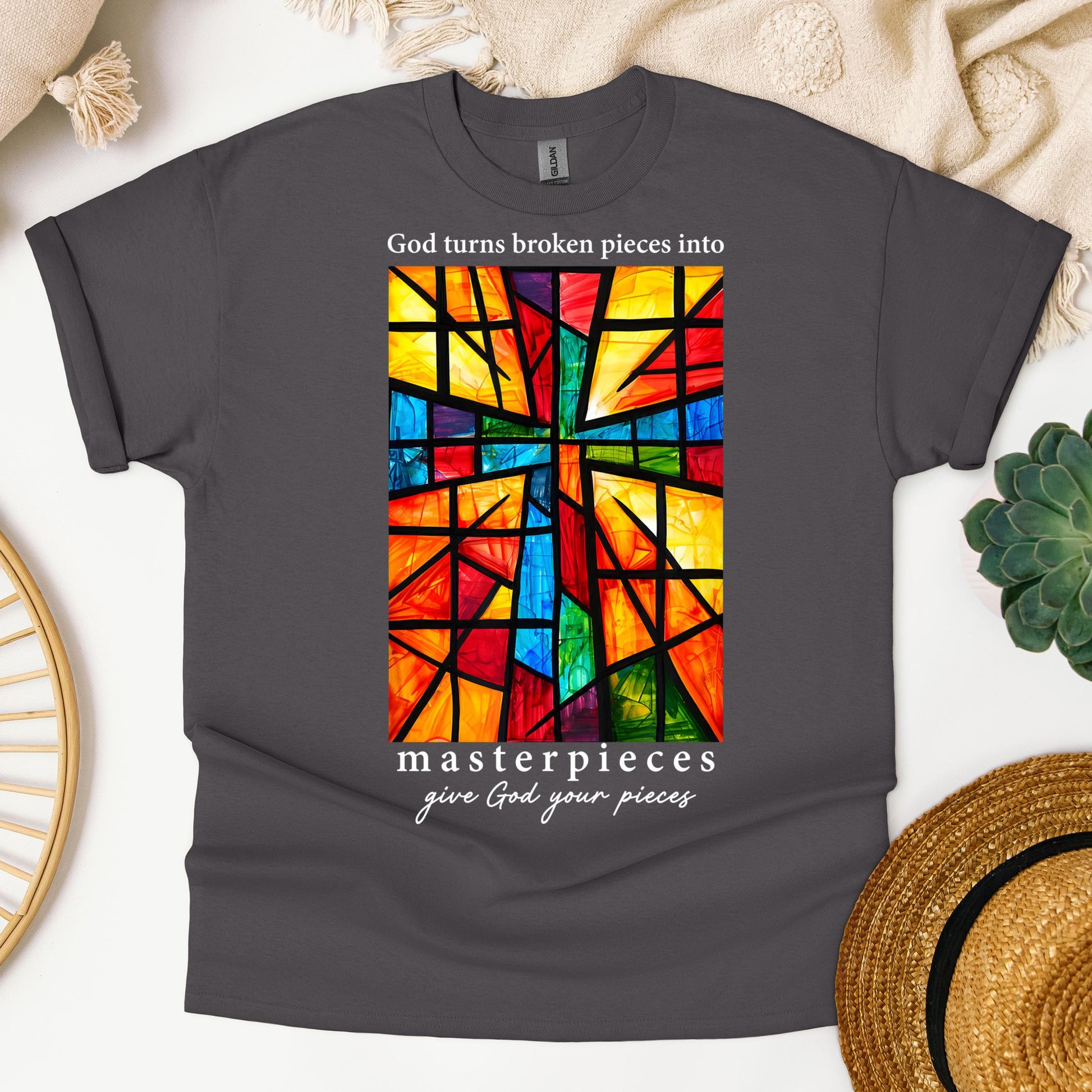 God Turns Broken Pieces Into Masterpieces Give God Your Pieces 01
