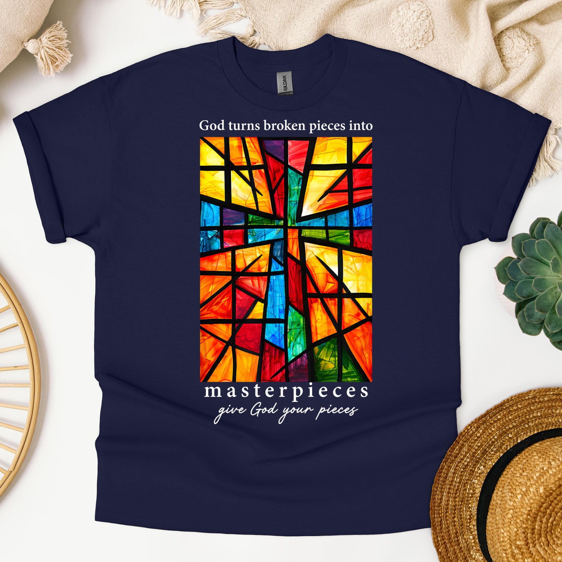 God Turns Broken Pieces Into Masterpieces Give God Your Pieces 01