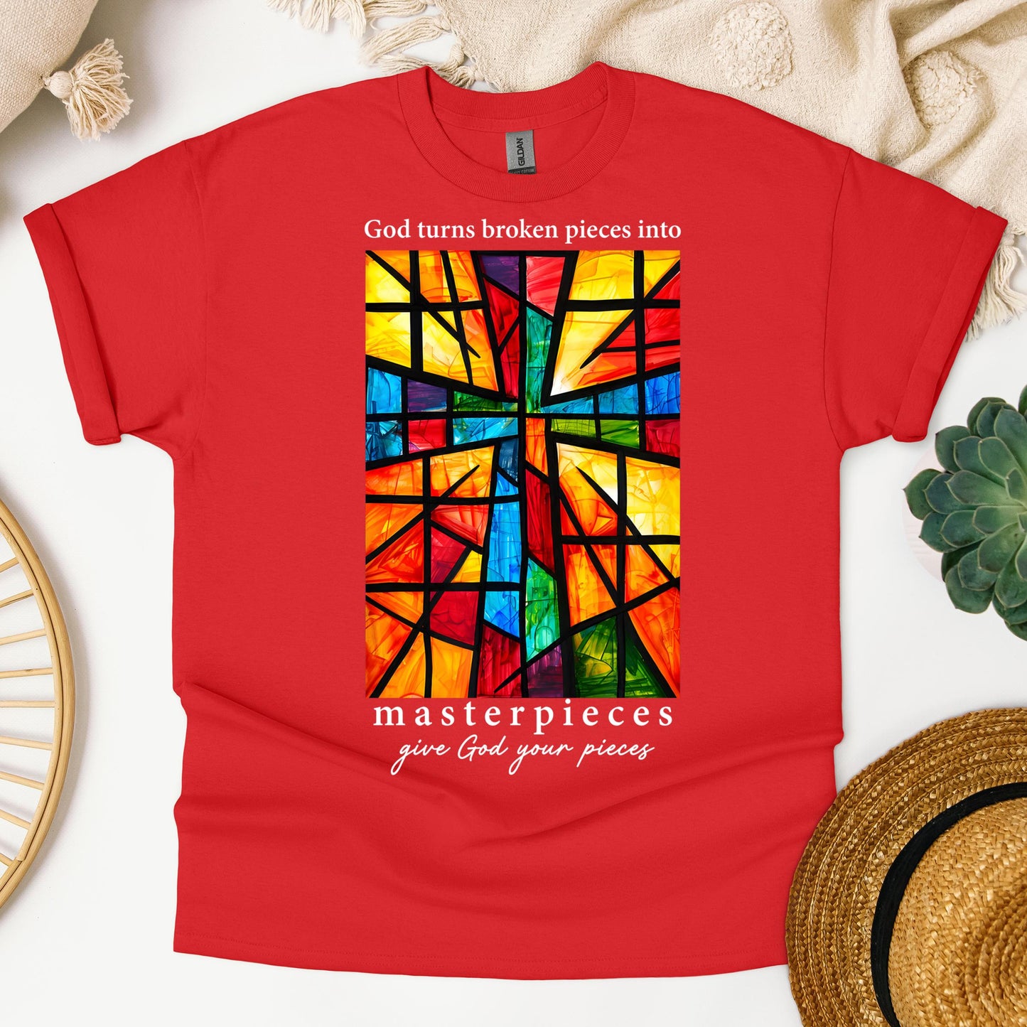 God Turns Broken Pieces Into Masterpieces Give God Your Pieces 01