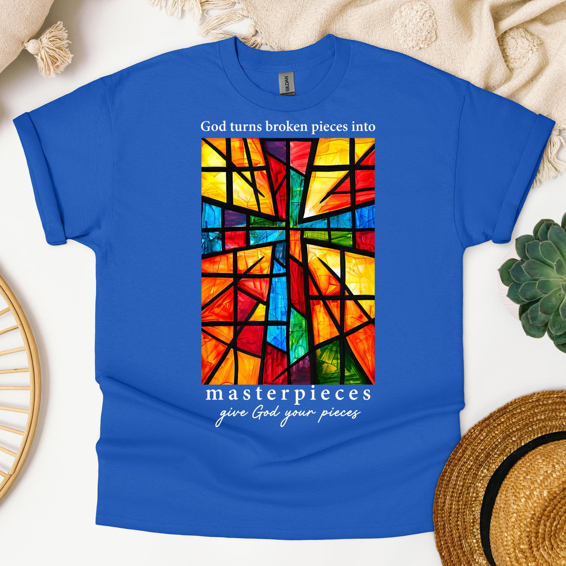 God Turns Broken Pieces Into Masterpieces Give God Your Pieces 01