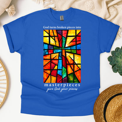 God Turns Broken Pieces Into Masterpieces Give God Your Pieces 01