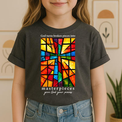 God Turns Broken Pieces Into Masterpieces Give God Your Pieces 01