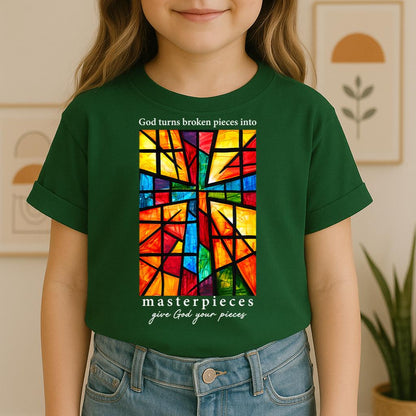 God Turns Broken Pieces Into Masterpieces Give God Your Pieces 01