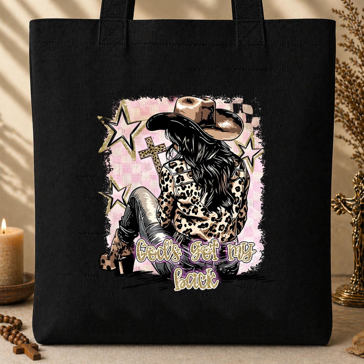 God_s Get My Back Tote Bag