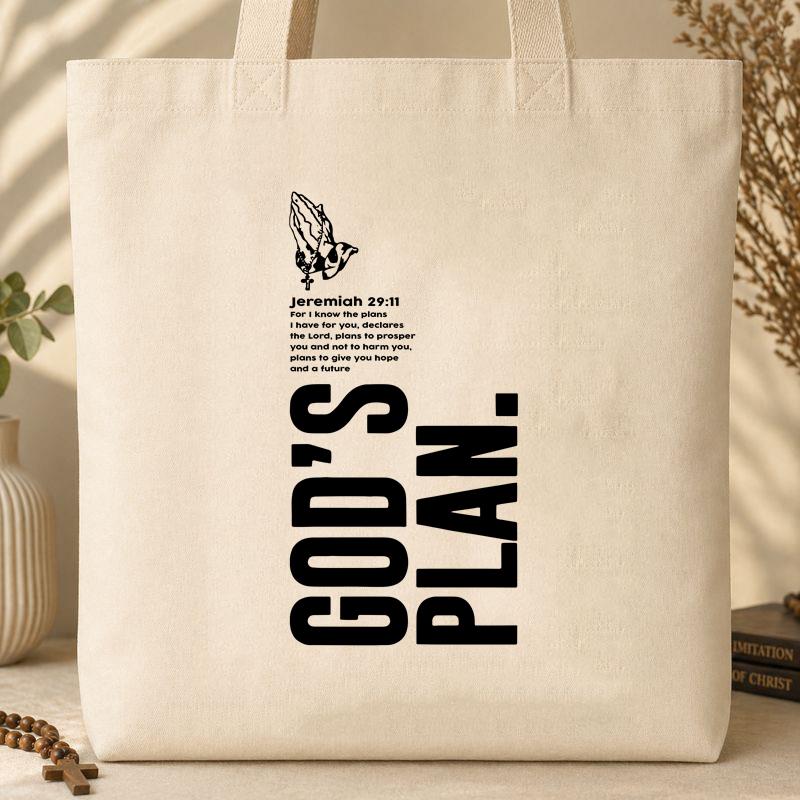 God_s Plan Jeremiah 29.11 Tote Bag