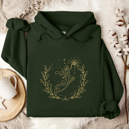 Goddess Cross Yarn Hoodie