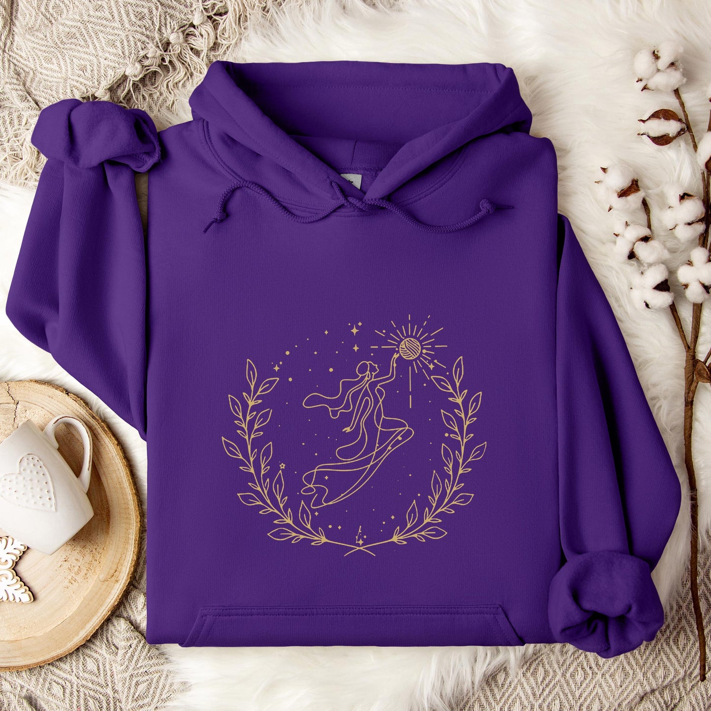 Goddess Cross Yarn Hoodie