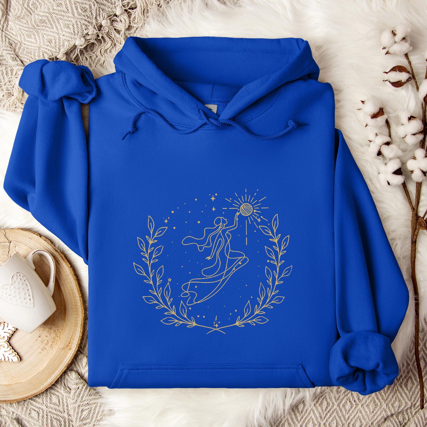 Goddess Cross Yarn Hoodie
