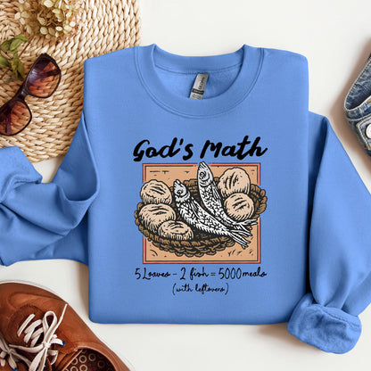 God's Math Loaves And Fishes