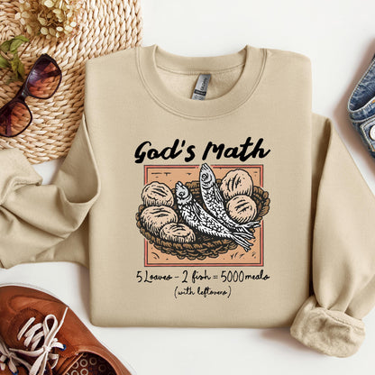 God's Math Loaves And Fishes