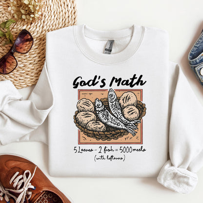 God's Math Loaves And Fishes