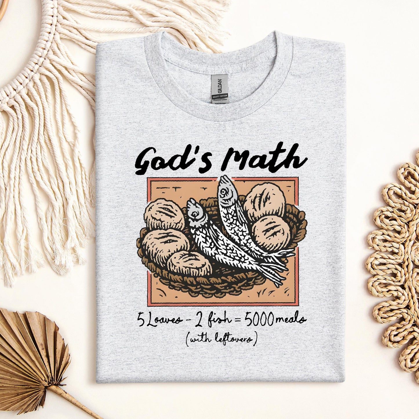 God's Math Loaves And Fishes