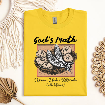 God's Math Loaves And Fishes
