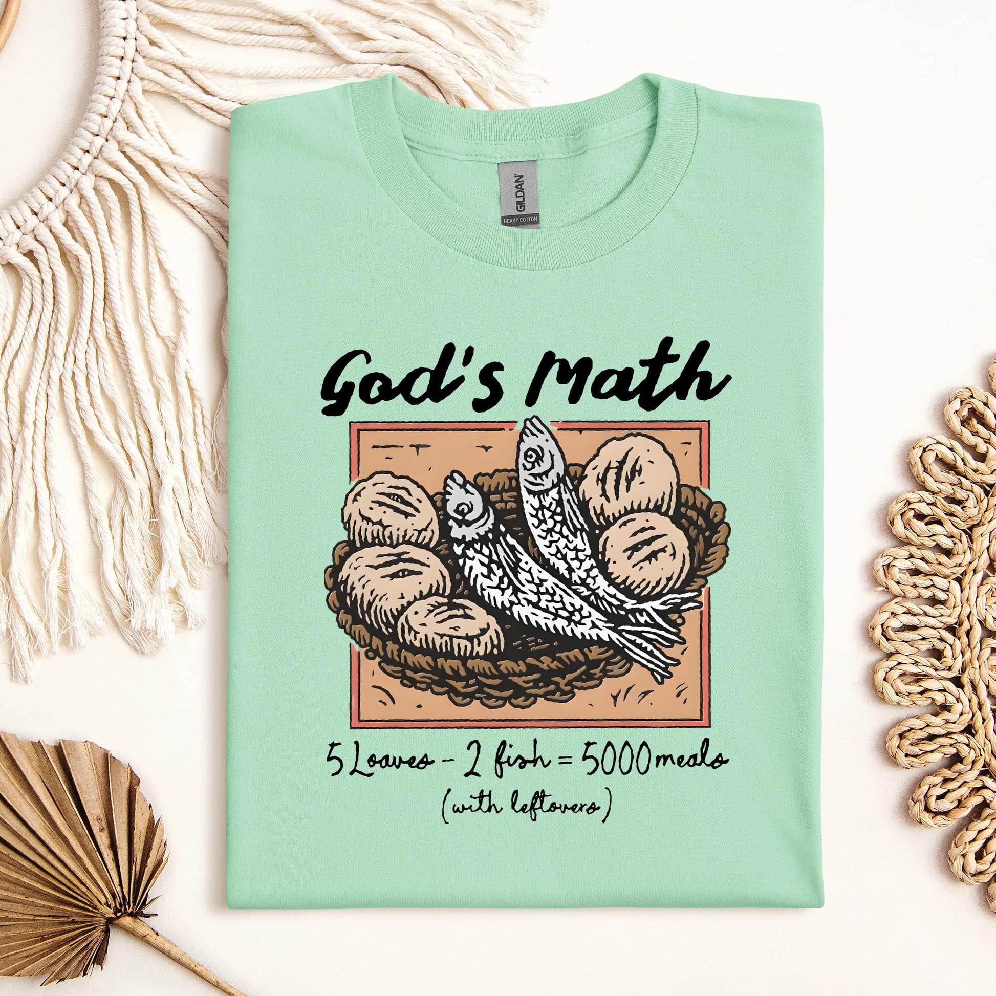 God's Math Loaves And Fishes