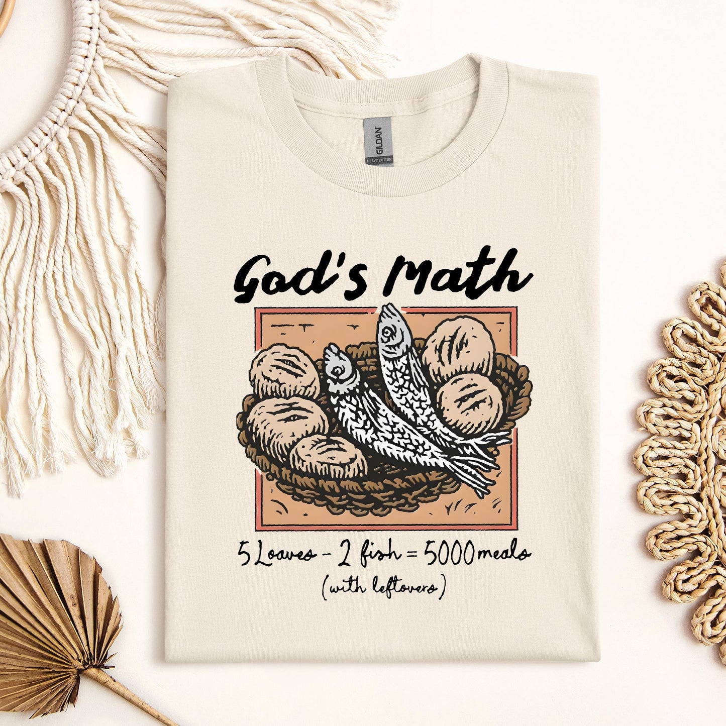 God's Math Loaves And Fishes