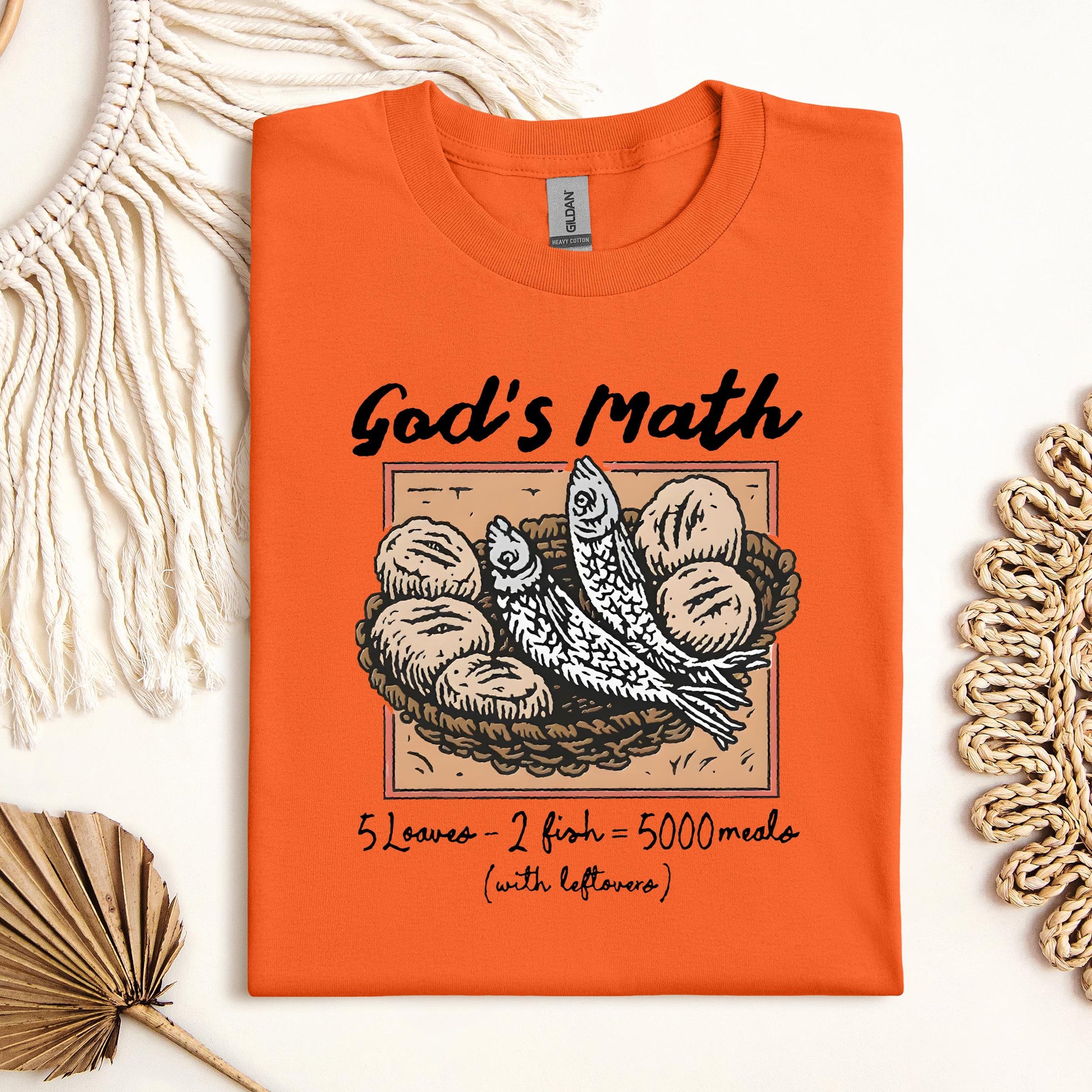 God's Math Loaves And Fishes