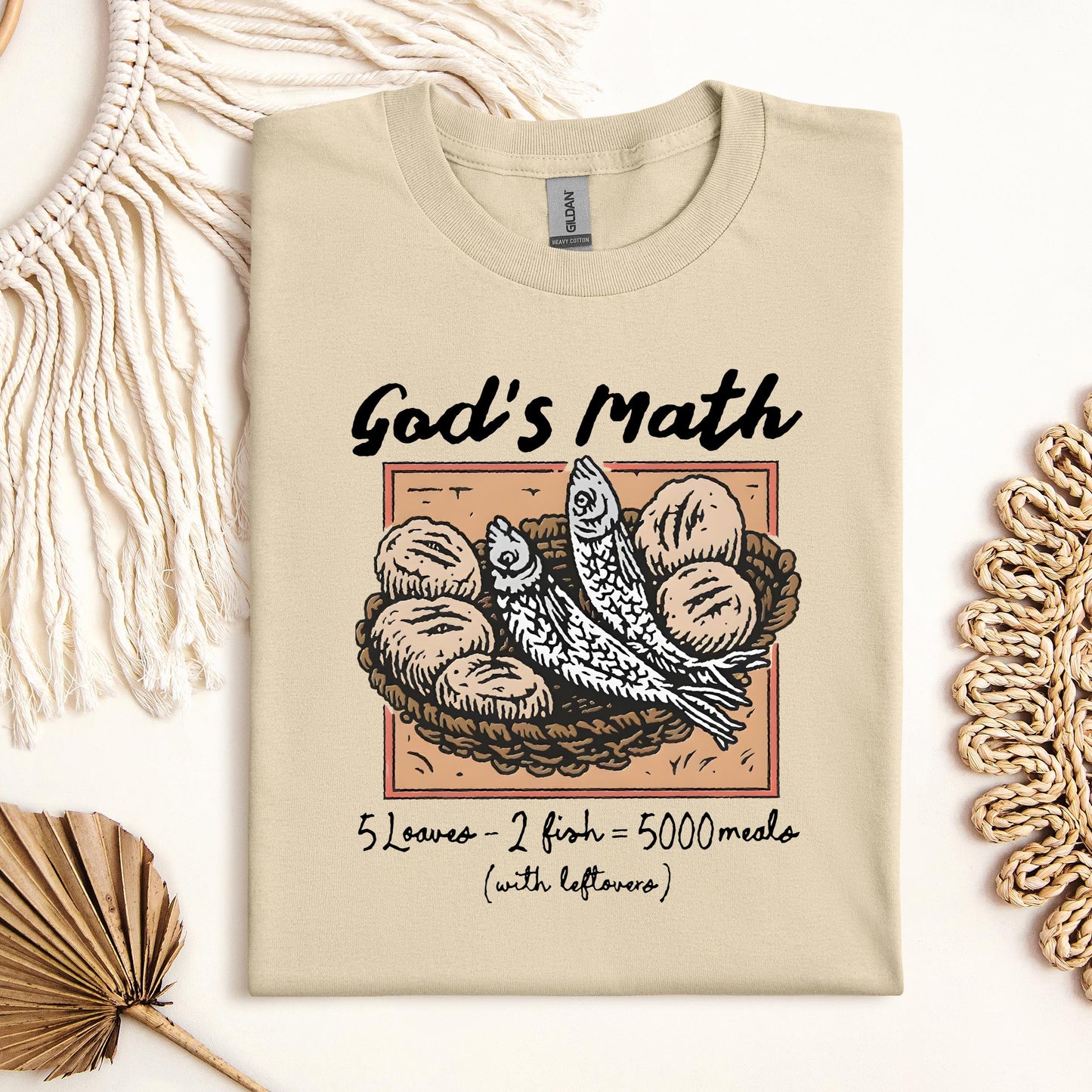 God's Math Loaves And Fishes