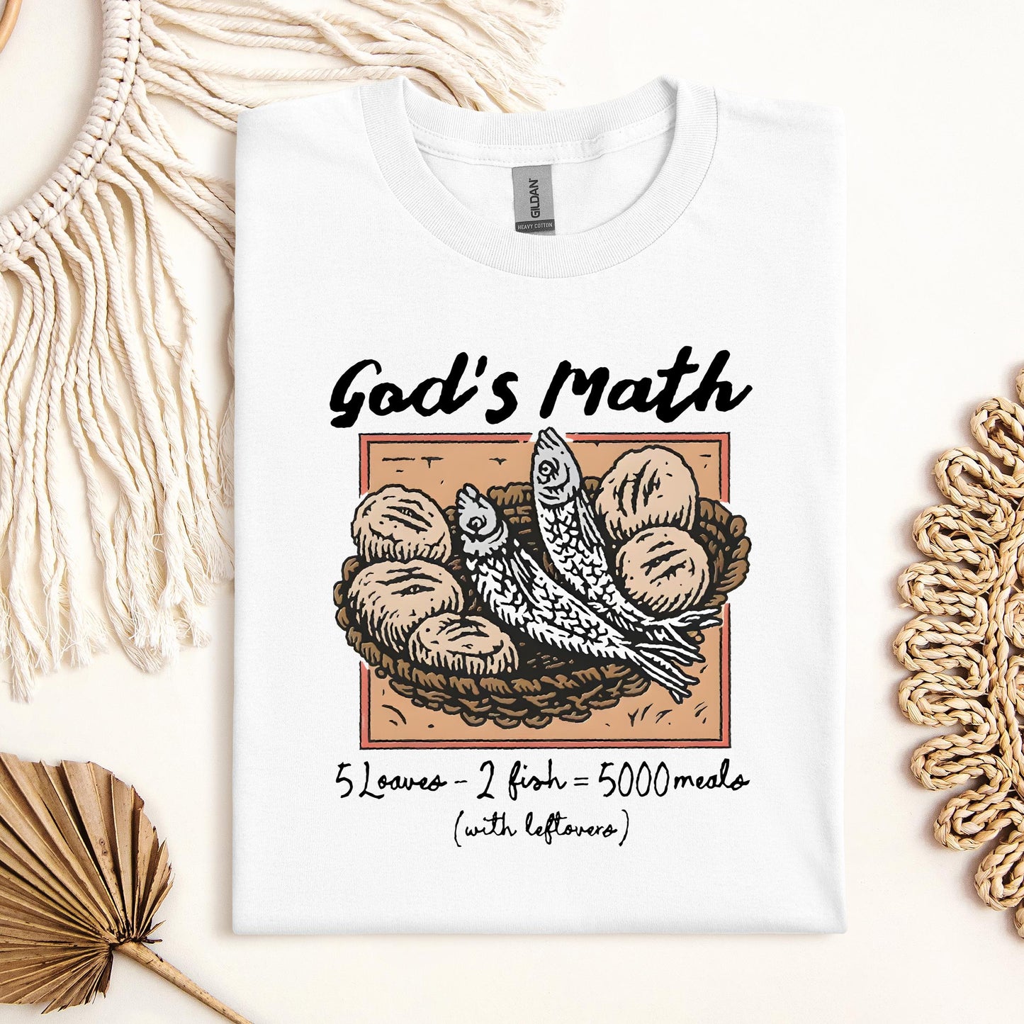 God's Math Loaves And Fishes