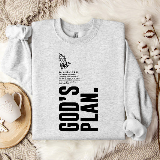 God's Plan Jeremiah 29.11 Sweatshirt