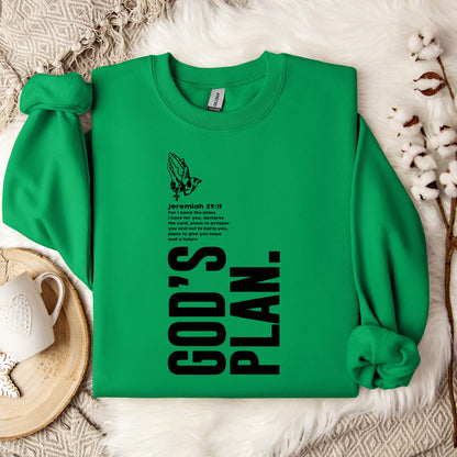 God's Plan Jeremiah 29.11 Sweatshirt