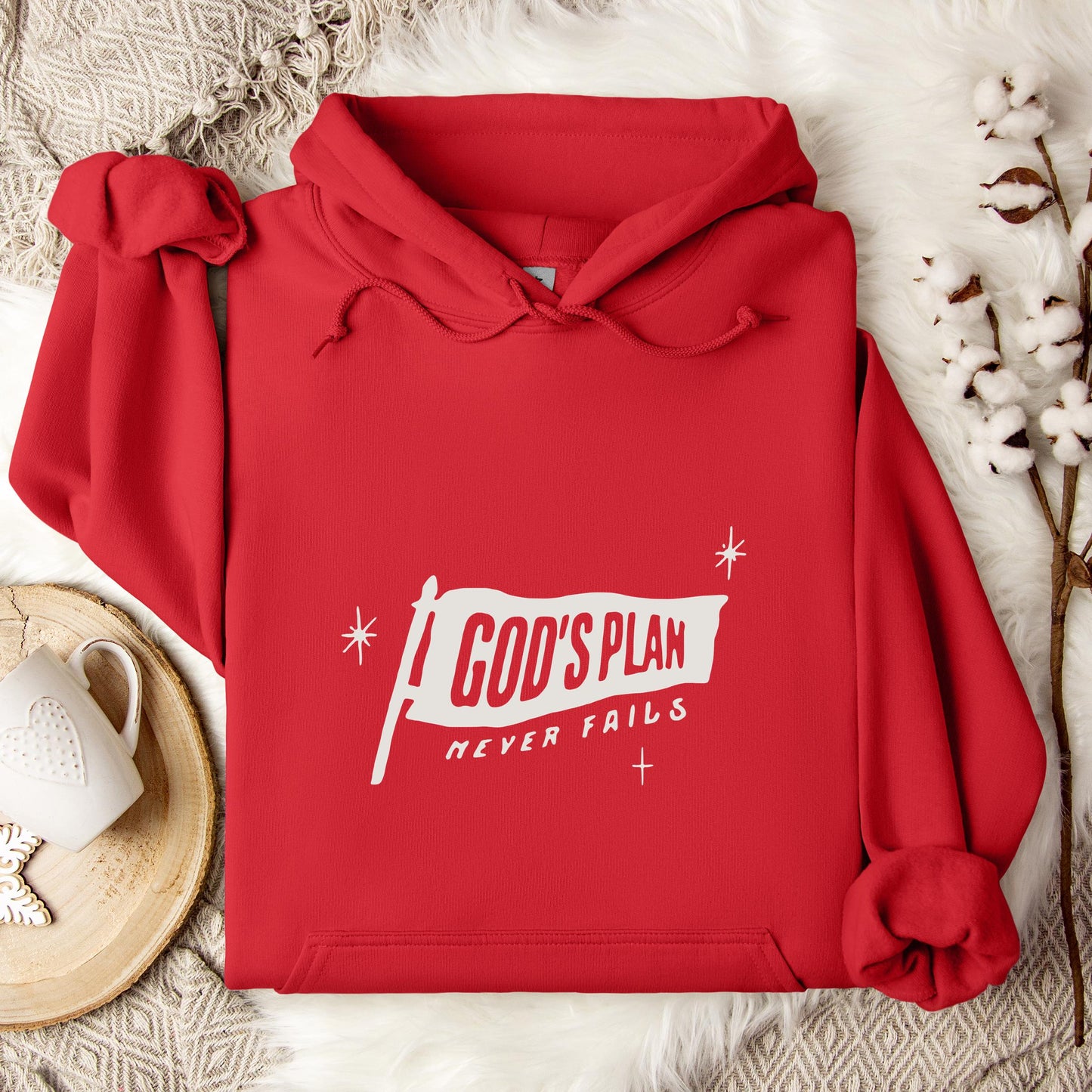God's Plan Never Fails Hoodie
