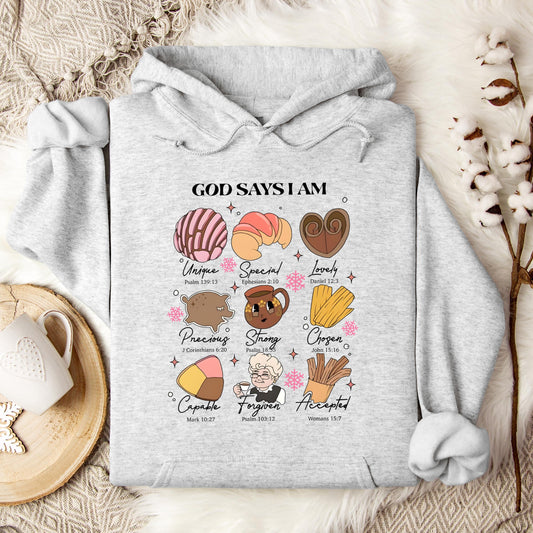 Gods Says I Am 02 Hoodie