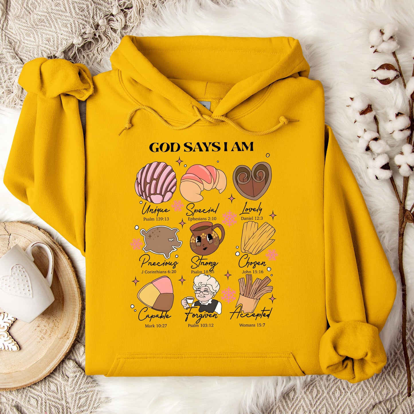 Gods Says I Am 02 Hoodie