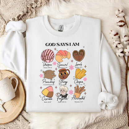 Gods Says I Am 02 Sweatshirt