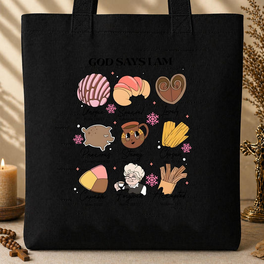 Gods Says I Am 02 Tote Bag