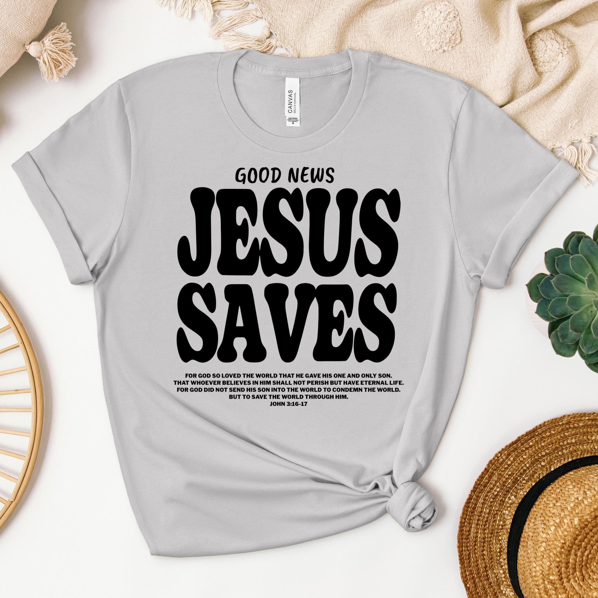 Good News Jesus Saves John 3.16-17 01