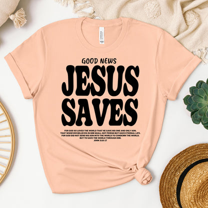 Good News Jesus Saves John 3.16-17 01