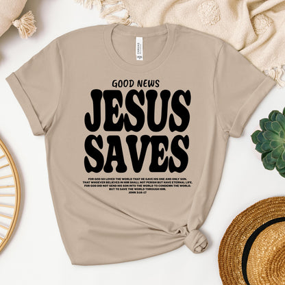 Good News Jesus Saves John 3.16-17 01