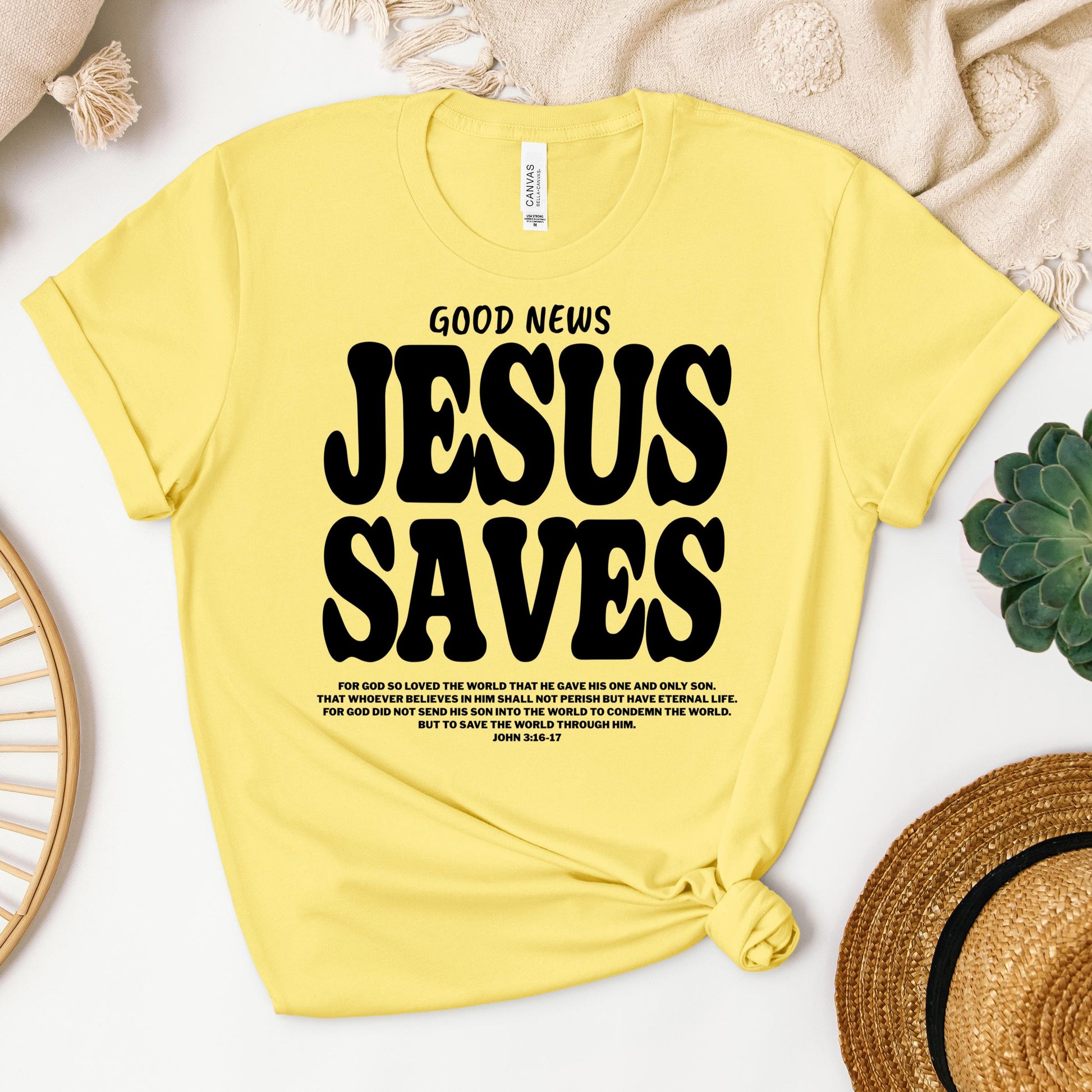 Good News Jesus Saves John 3.16-17 01