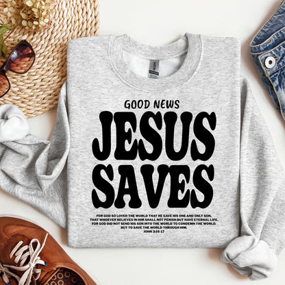 Good News Jesus Saves John 3.16-17 01