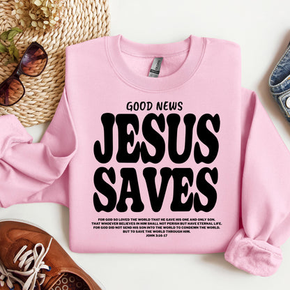 Good News Jesus Saves John 3.16-17 01
