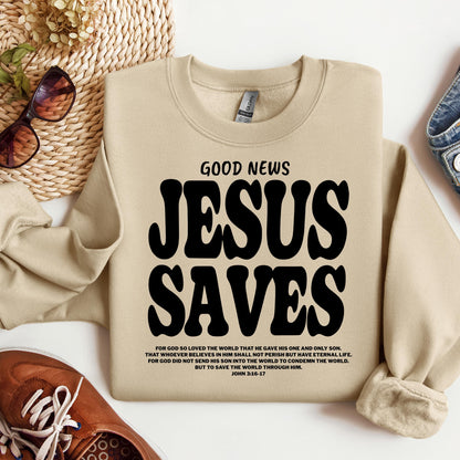 Good News Jesus Saves John 3.16-17 01