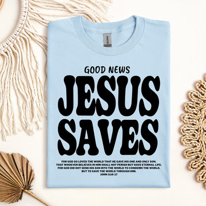 Good News Jesus Saves John 3.16-17 01