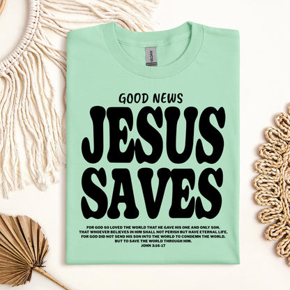 Good News Jesus Saves John 3.16-17 01