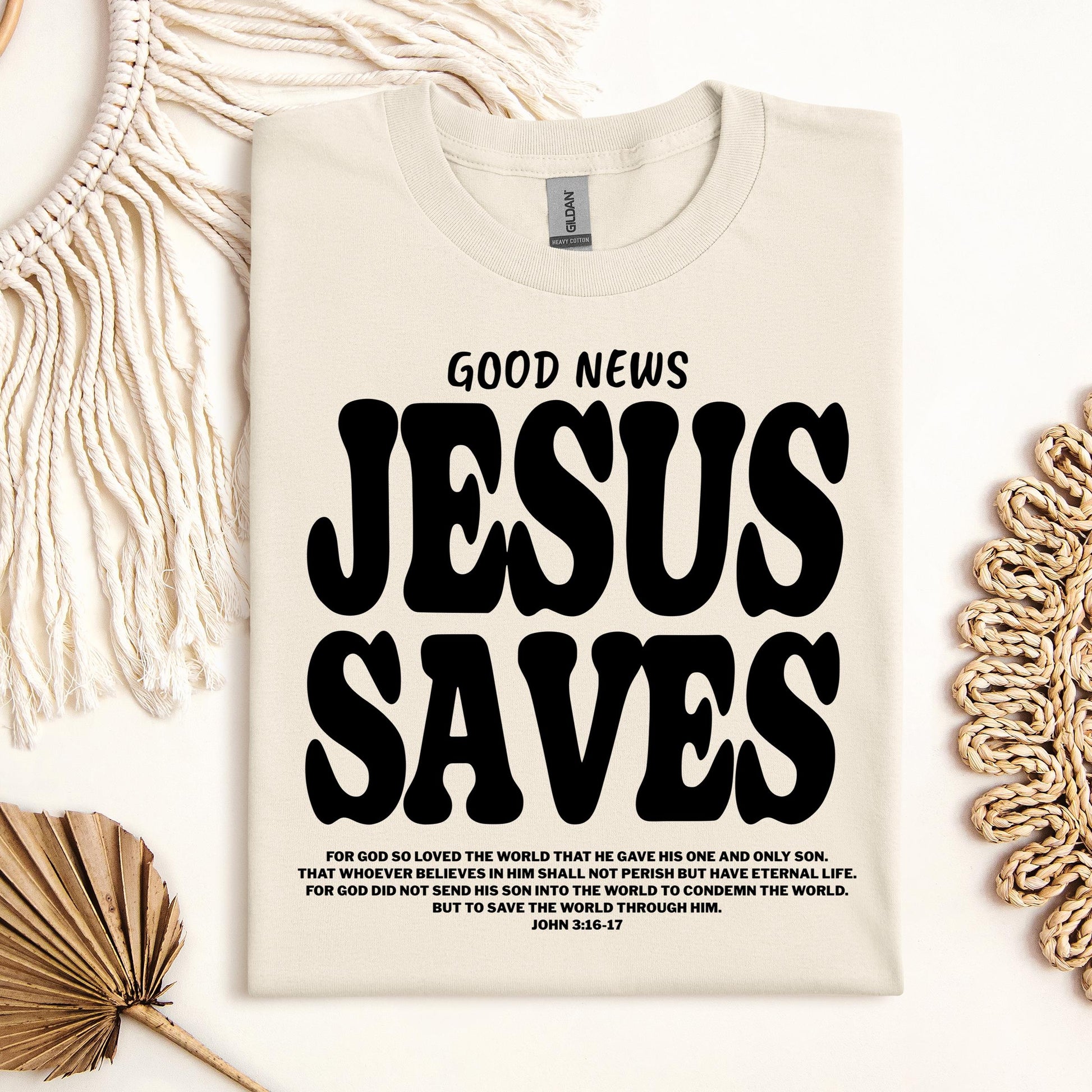 Good News Jesus Saves John 3.16-17 01